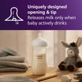 Philips Avent Natural Baby Bottles with Natural Response Nipples (Fast Flow, Flow 4), 11oz, 3-Pack, SCY906/93