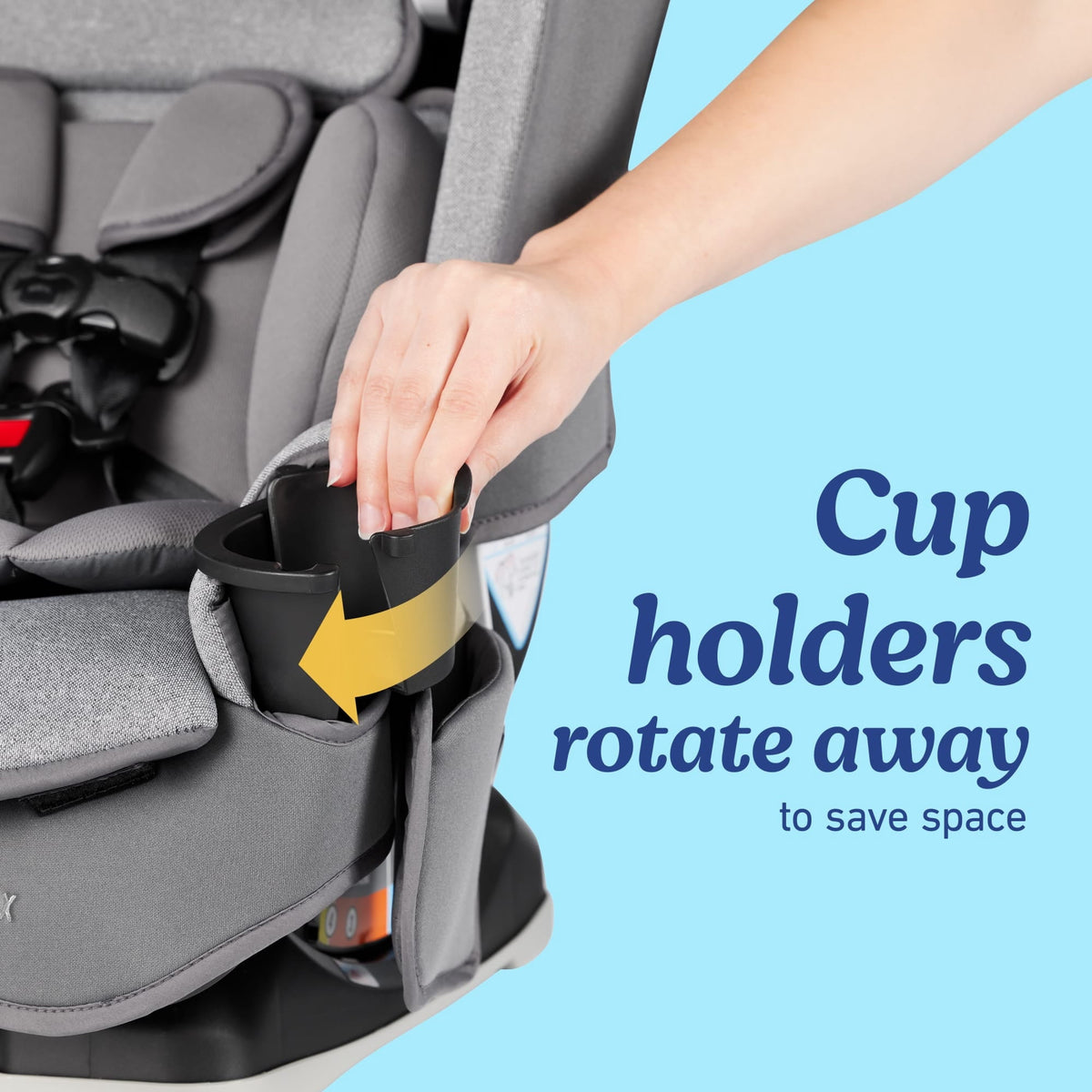 Graco SlimFit LX 3-in-1 Car Seat, Shaw, Grey