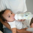 Dr. Brown's Natural Flow Anti-Colic Options+ Wide-Neck Baby Bottle, Dino Decos, 9oz/270ml, Level 1 Slow Flow, 0m+, 2 Pack