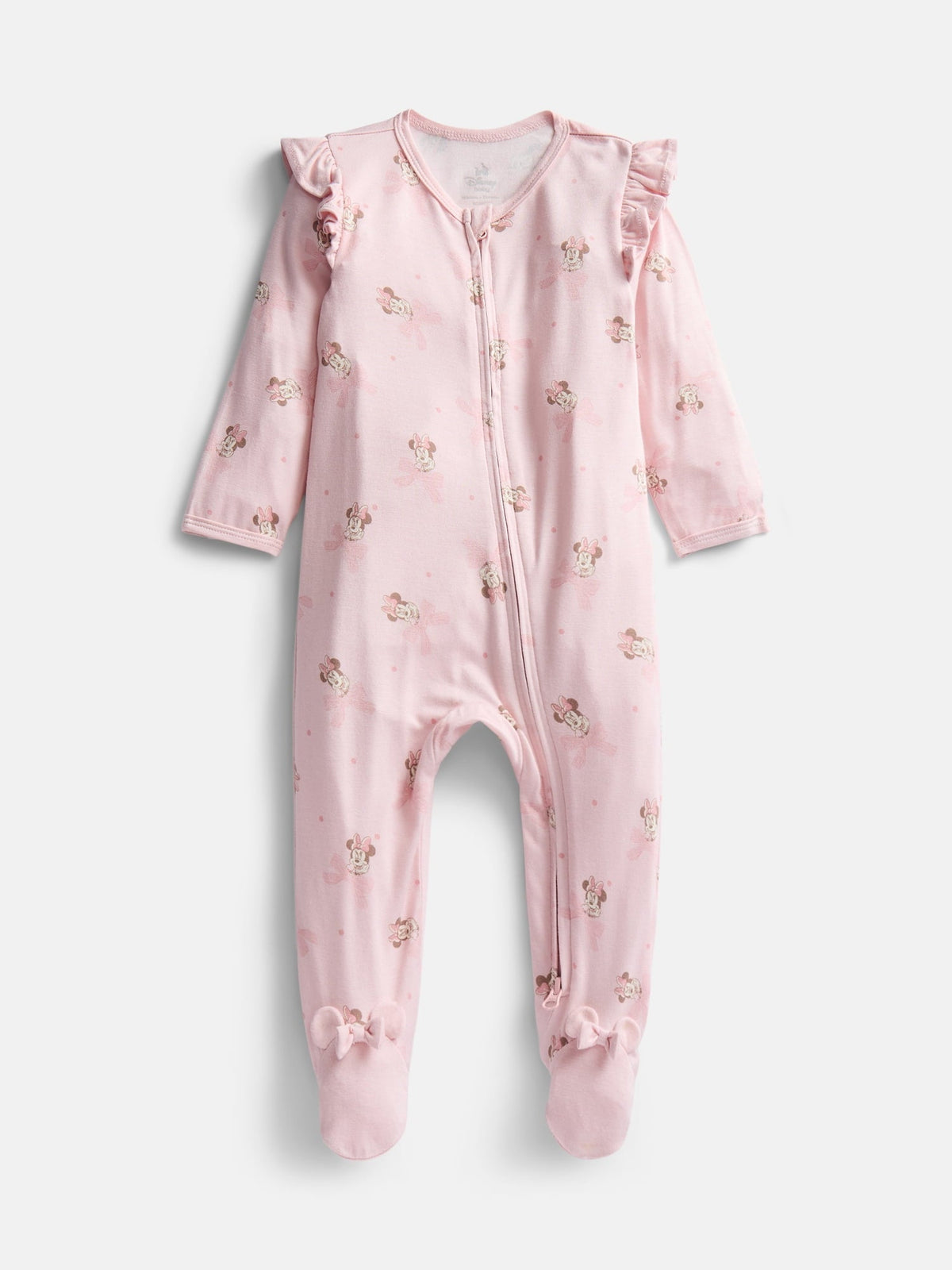 Disney Baby Wishes + Dreams Minnie Mouse Footed Sleep N Play, Sizes Preemie-6/9 Months