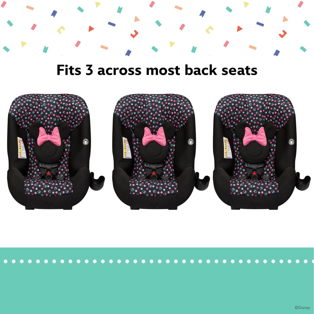 Disney Baby Scenera Extend Convertible Car Seat, Modern Minnie