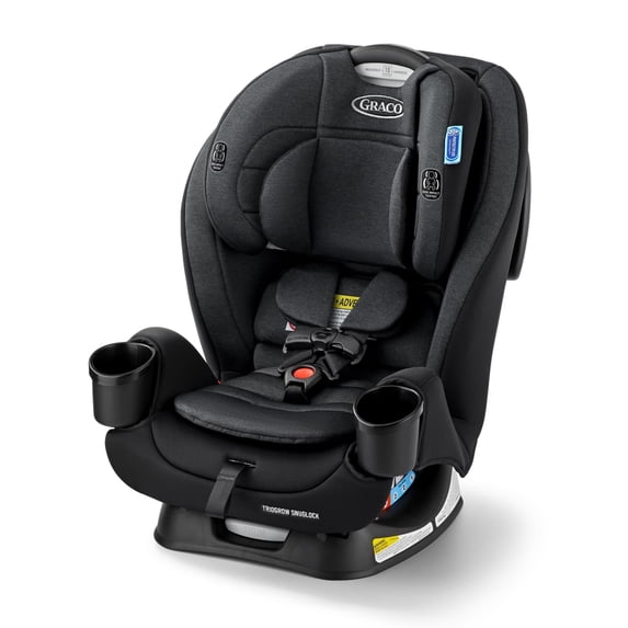 Graco TrioGrow SnugLock 3-in-1 Car Seat, Warren, Black