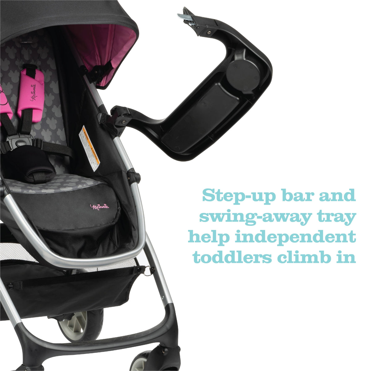 Disney Baby Minnie Mouse Grow and Go Modular Travel System, Simply Minnie, Toddler, Unisex