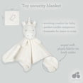 Just Born Girls Bunny Super Soft Security Blanket, 15 x 15 inches