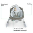 Ingenuity Anyway Sway 5-Speed Multi-Direction Portable Baby Swing with Vibrations - Ray (Unisex)
