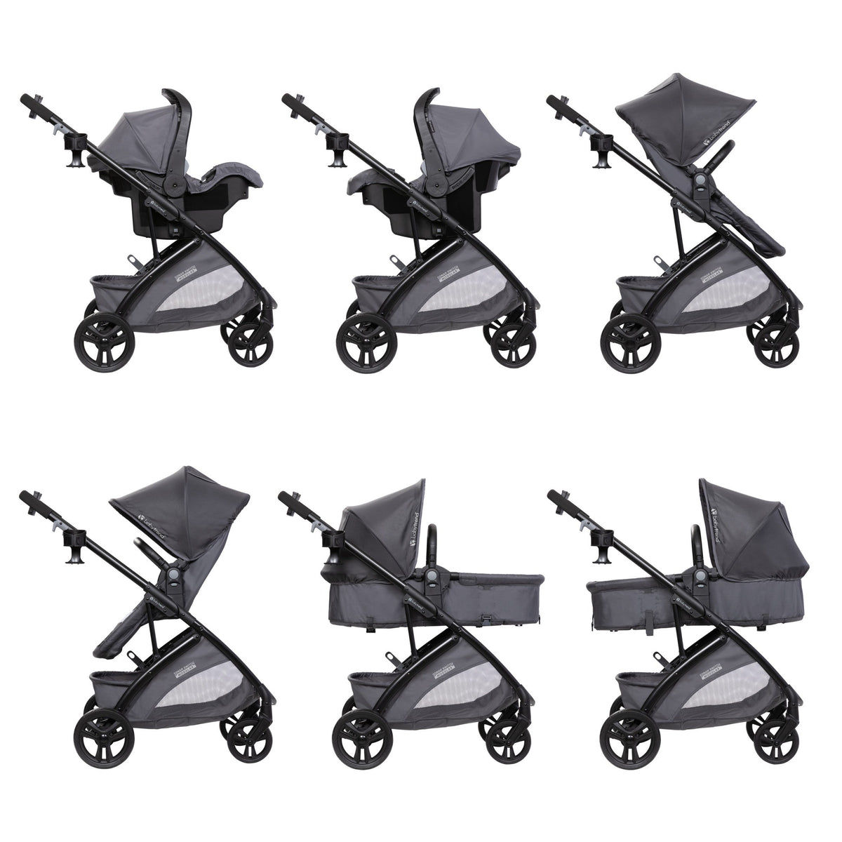 Baby Trend Sonar Switch 6-in-1 Modular Travel System with (with EZ-Lift™ PLUS)