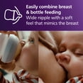 Philips Avent Natural Baby Bottle with Natural Response Nipple (Slow Flow, Flow 2), SCY900/91