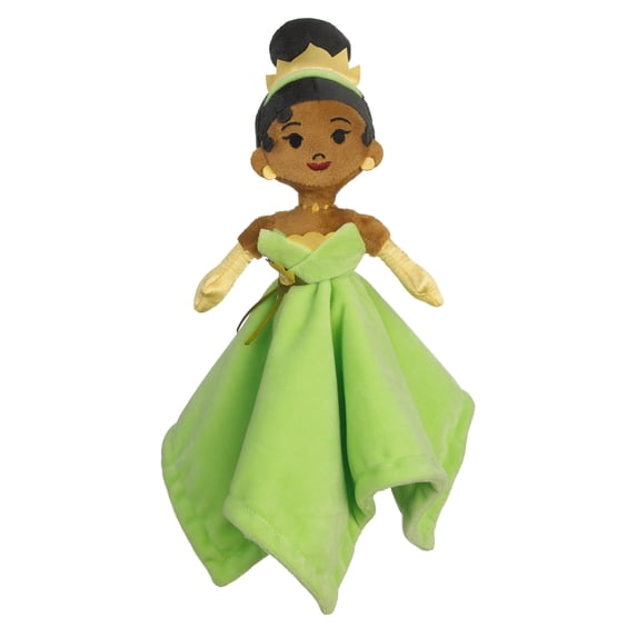 Disney Tiana Green and Yellow Security Baby Blanket