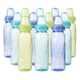 Evenflo Feeding Classic Tinted Plastic and Silicone Baby Bottles 8oz - 12 Pack
