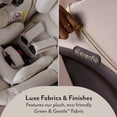 Evenflo Shyft DualRide Infant Car Seat and Stroller Combo with Green & Gentle Fabric, Champagne