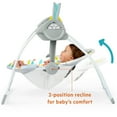 Bright Starts Playful Paradise Portable Compact Baby Swing with Toys, Unisex, Newborn +