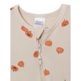 Modern Moments by Gerber Neutral Two-Way Zip Halloween Viscose Sleep ´N Play Footed Pajama , Sizes Newborn - 6/9 Months