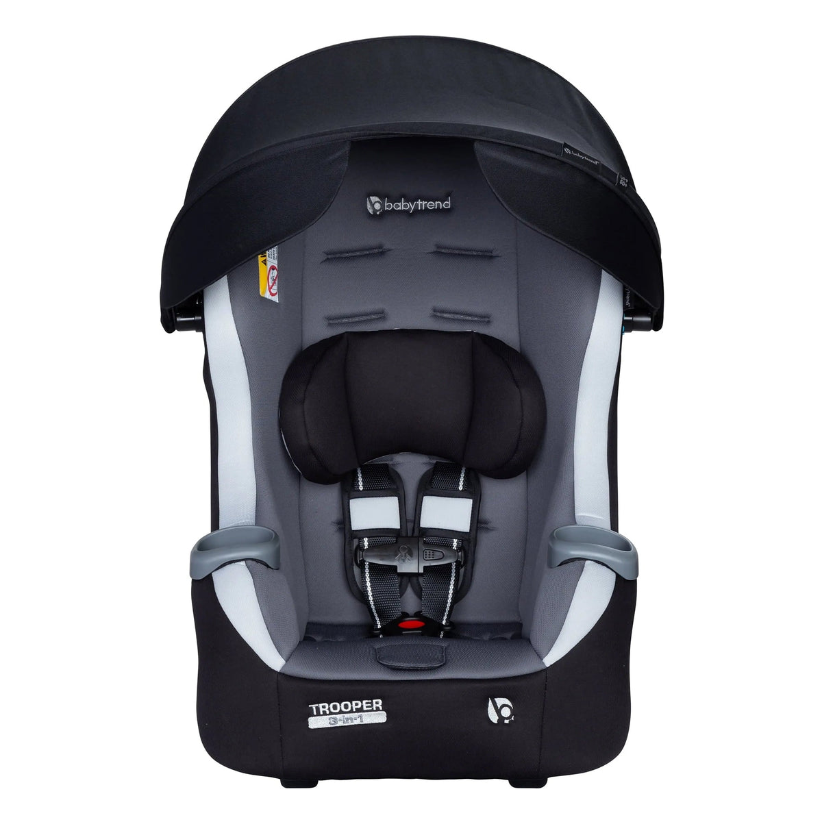 Baby Trend Trooper PLUS 3-in-1 Convertible Car Seat with Canopy for Sun Protection - Dash Twilight