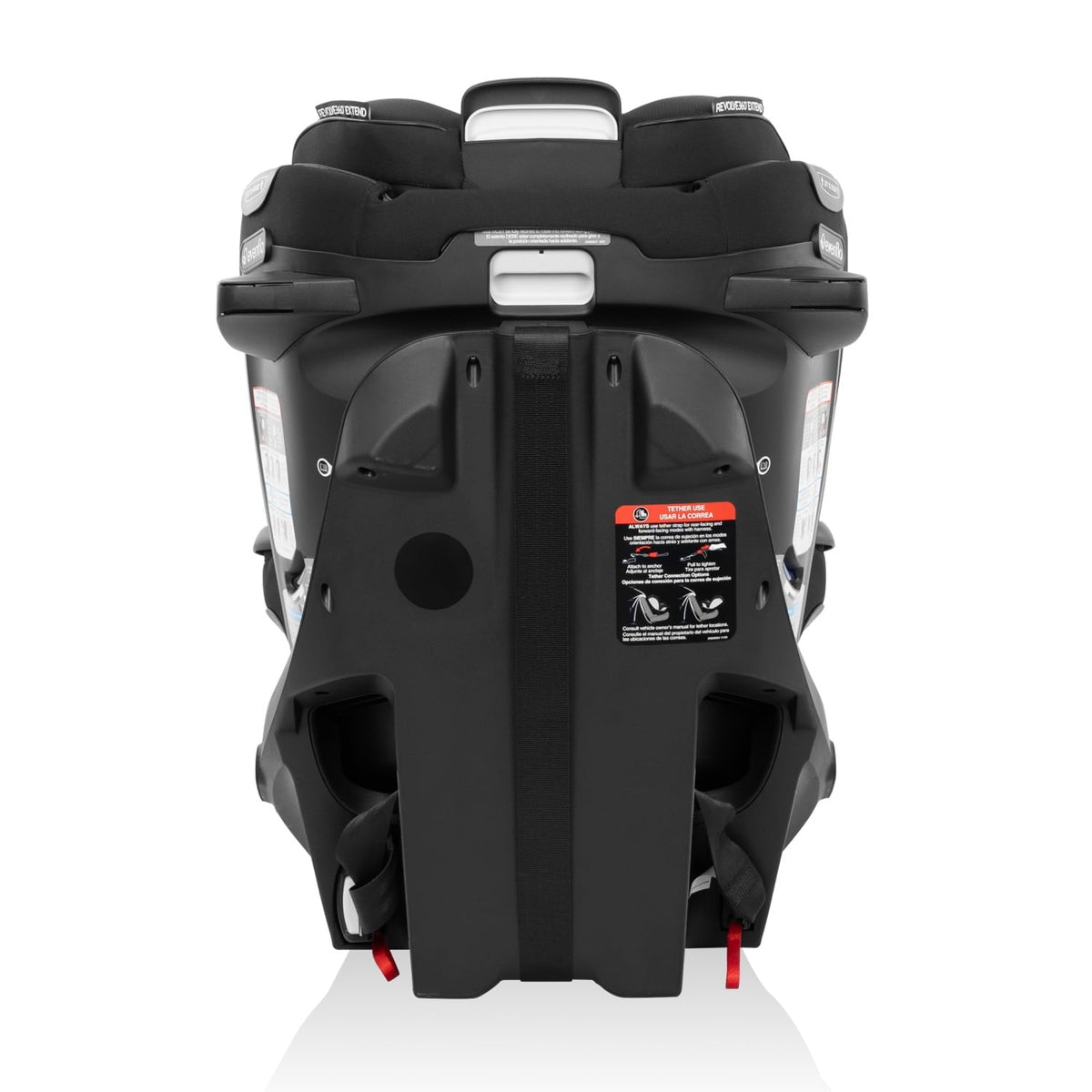 Evenflo Gold Revolve360 Extend All-in-One Rotational Car Seat with SensorSafe (Onyx)