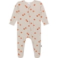 Modern Moments by Gerber Neutral Two-Way Zip Halloween Viscose Sleep ´N Play Footed Pajama , Sizes Newborn - 6/9 Months