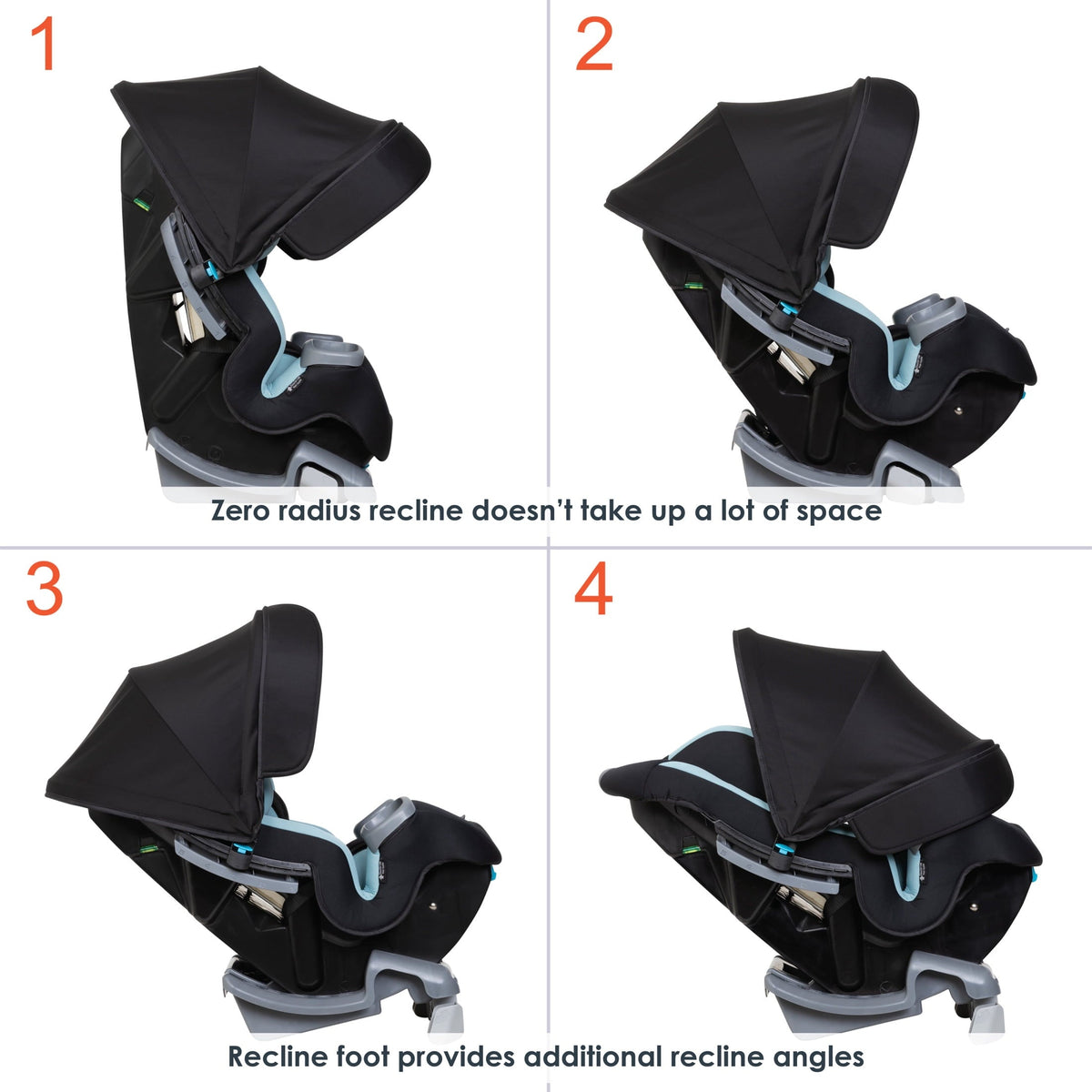 Cover Me™ 4-in-1 Convertible Car Seat