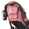 Parent's Choice Quick Fold Baby Stroller, Full-Reclining Backrest, Compact Lightweight Design, Dusty Rose
