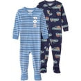 Carter's Child of Mine Baby and Toddler Cozy Pajama, 2-Pack, One-Piece, Sizes 12M-5T