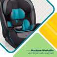 Safety 1st Grow and Go All-in-One Slim Convertible Car Seat Rear Facing, (5-40 lbs), Forward Facing (30–65 lbs), High Back Booster Seat (40-100 lbs.), Oleander