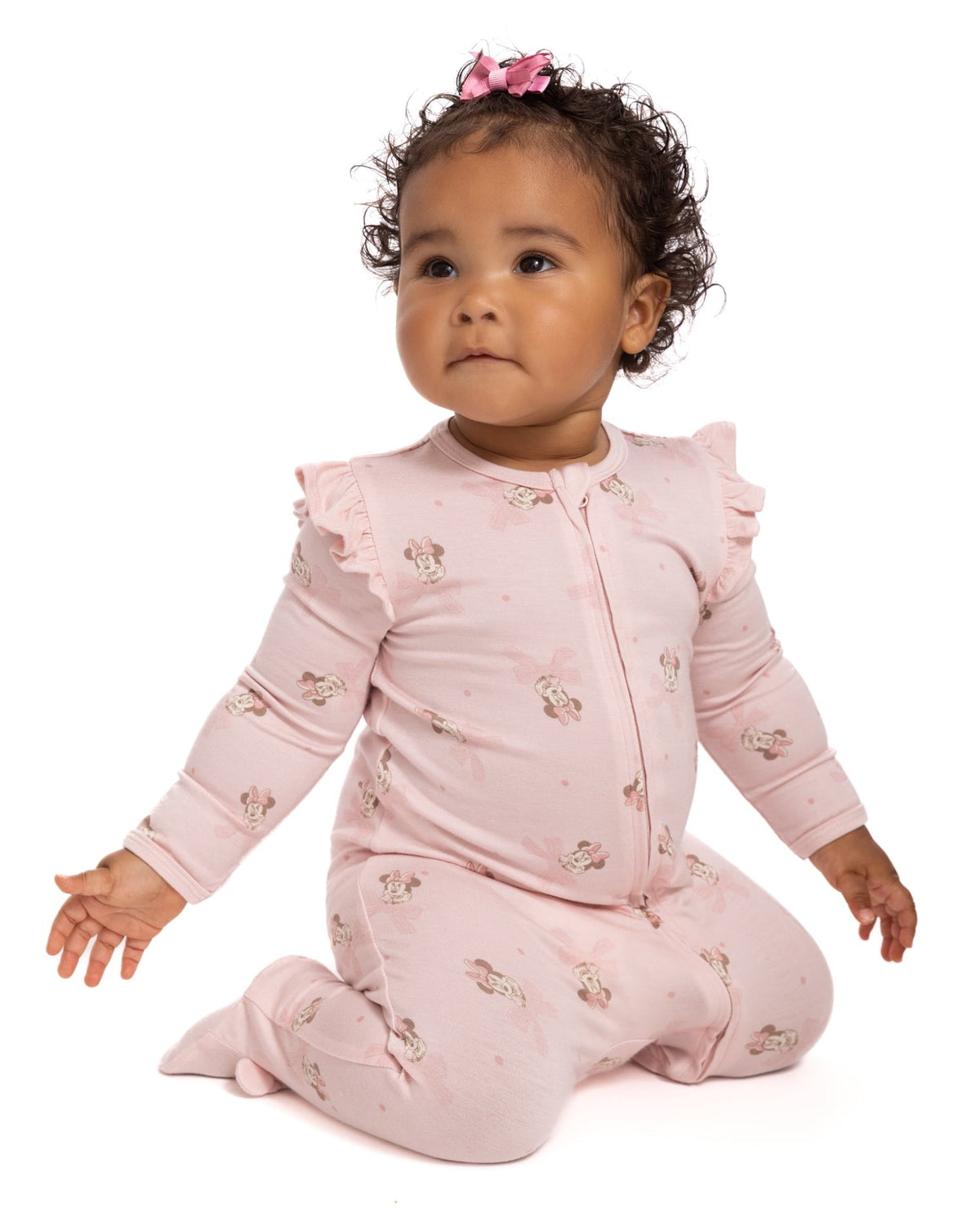 Disney Baby Wishes + Dreams Minnie Mouse Footed Sleep N Play, Sizes Preemie-6/9 Months