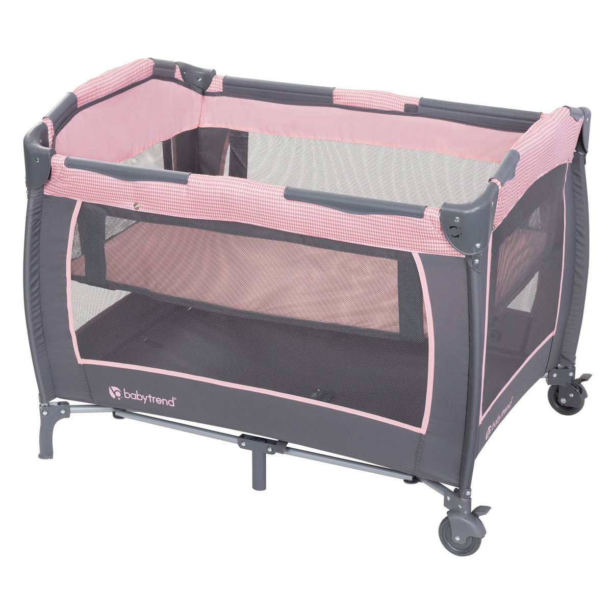 Baby Trend Lil Snooze Deluxe III Nursery Center with Portable Bassinet, Cozy Pink