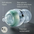 Tommee Tippee Advanced Anti-Colic Baby Bottles, 0 months plus, Pack of 2, 5oz Baby Bottles, with Slow Flow Breast-Like Nipple for Natural Latch, Self-Sterilizing and BPA Free