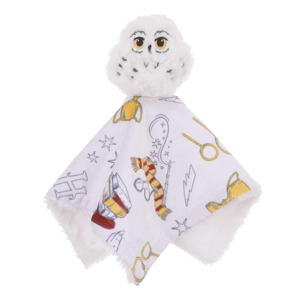 Warner Brothers Harry Potter Hedwig White Security Baby Blanket