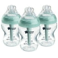 Tommee Tippee Advanced Anti-Colic Baby Bottle, 9oz, Slow Flow. Breast-like Nipple, Vented Anti-Colic Wand, Self-Sterilizing, Pack of 3