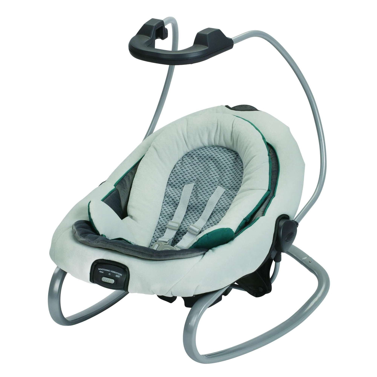Graco DuetSoothe Baby Swing and Rocker with Portable Seat, Sapphire Green