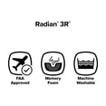 Diono Radian 3R, 3-in-1 Convertible Car Seat, Rear Facing & Forward Facing, 10 Years 1 Car Seat, Slim Fit 3 Across, Red Cherry