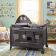 Baby Trend Simply Smart 2.0 Nursery Center Playard with Napper, Changer, Bassinet and Travel Bag, Shale Grey