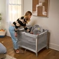Graco Pack 'n Play CareSuite Bassinet Lux Infant Toddler Playard, Sky Grey
