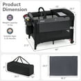 INFANS Baby Bassinet, 4 in 1 Pack and Play Baby Playard with Changing Table, Mosquito Net, Storage Basket, Travel Bag, Toy Bar for Newborn 0-36 Months