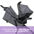 Baby Trend Venture 4-Wheel Stroller Travel System - Desert Grey - Grey