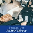 Chicco Fit360® Zip ClearTex® Rotating Convertible Car Seat with Fit360® Mirror for Infants and Toddlers - Teak (Taupe)