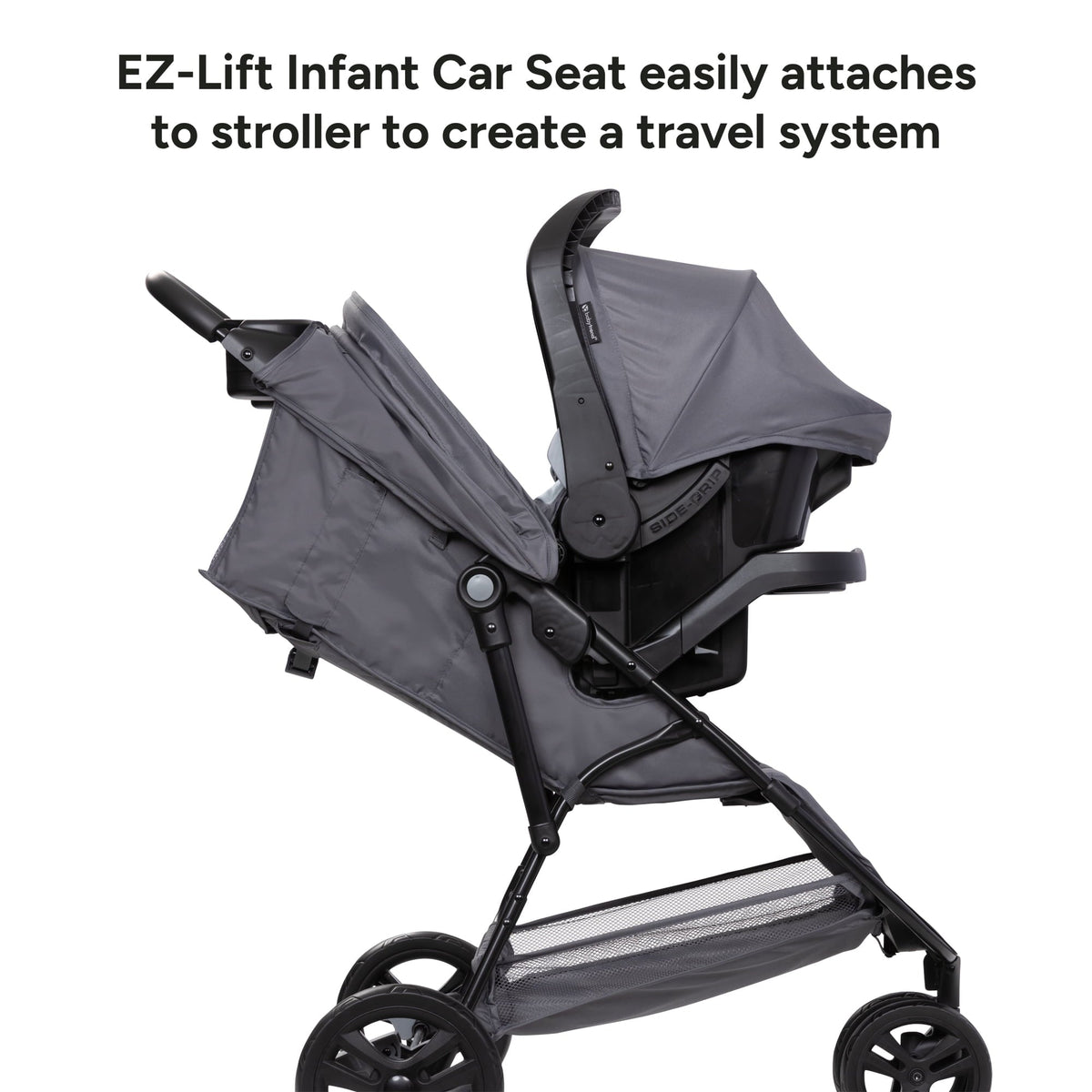 Baby Trend Venture 3-Wheel Stroller Travel System with EZ-Lift™ Infant Car Seat, Dash Pink