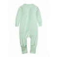 SXIMEE Unisex Baby Bamboo Viscose Pajamas with Mitten Cuffs Boys Girls 2 Way Zip Long Sleeve Sleepers