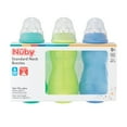 Nuby Standard Neck Bottle for Infants, 3+ Months, 10 oz, 3 Pack