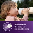 Philips Avent Natural Baby Bottles with Natural Response Nipples (Fast Flow, Flow 4), 11oz, 3-Pack, SCY906/93