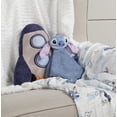 Lambs & Ivy Disney Baby/Toddler Stitch Plush Security Blanket Lovey - Blue