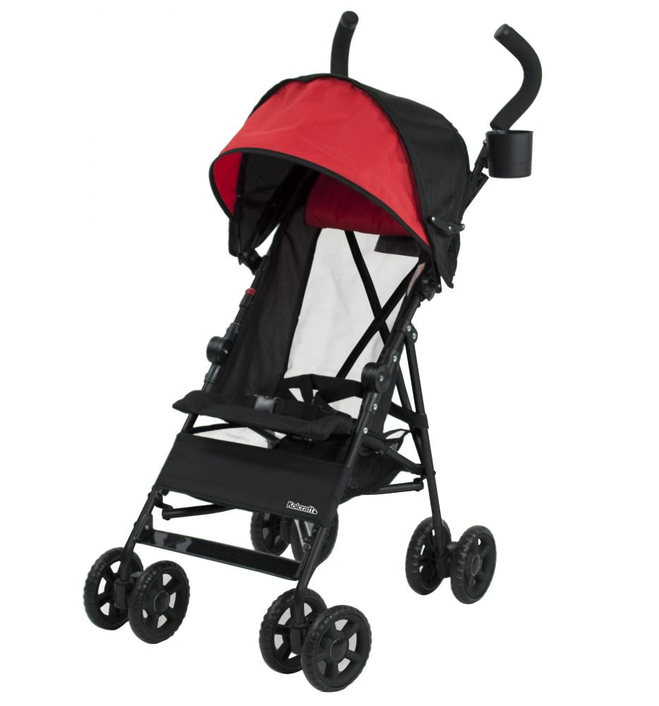 Kolcraft Cloud Unisex 9.5 lb. Umbrella Stroller, Red for Child/Toddler