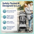 Kolcraft Cloud Sport Lightweight Stroller for Toddlers and Babies, Gray/Black