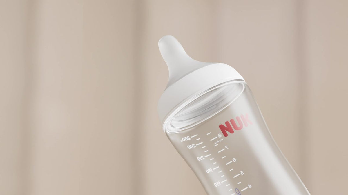 NUK Perfect Match Anti-Colic Baby Bottle and Pacifier First Year Gift Set, 7 Piece